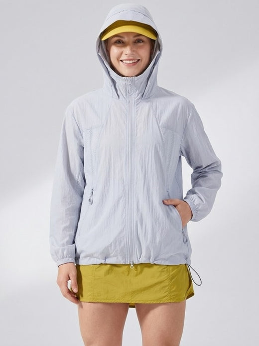 Flexvibe UPF Cooling Sun Protection Jacket | Packable Wide-Brim Hood, XS–3XL, 8 Colors