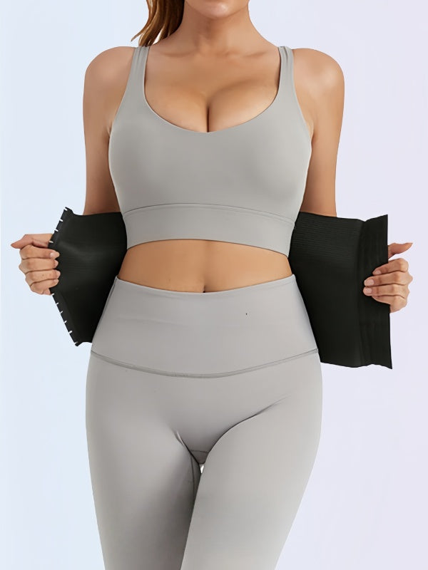 Flexvibe Adjustable Buckle Waist Trainer Belt - Tummy Control Slimming for Daily/Workout