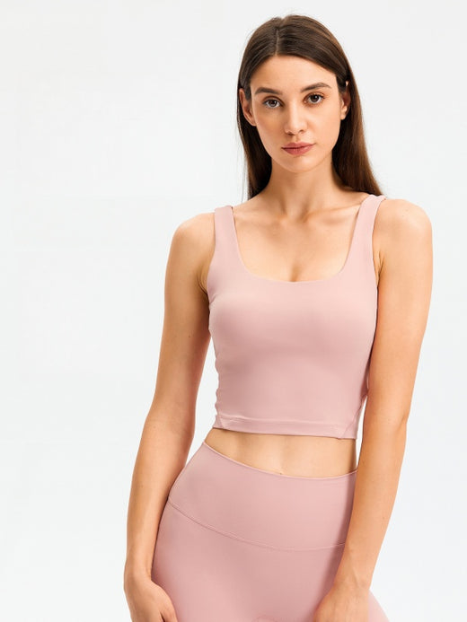 Flexvibe U-Back Yoga Tank Top - Breathable Moisture-Wicking Non-Slip Gym Workout