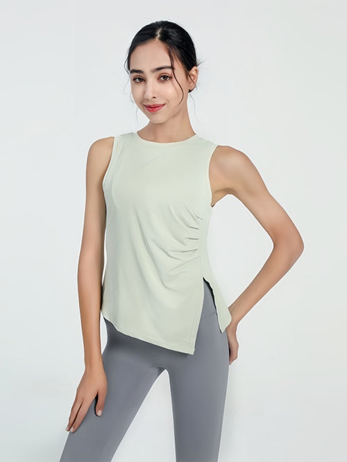 Flexvibe tummy control workout tank in Core Color, soft stretch main product image