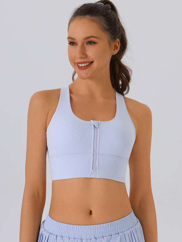 Flexvibe Shockproof Quick Dry Sports Bra Racerback Removable Pads