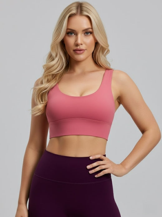 Flexvibe Wireless High Elastic Sports Bra | Moisture-Wicking, Breathable, S–2XL
