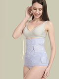 Flexvibe Postpartum 2-Piece Belly Binder Set - 4-Panel Supportive Breathable Shaping Wear