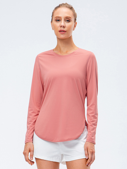 Flexvibe Loose Split Sleeve Yoga Top | Thumb Hole, UV Protection, Quick-Dry, S–XL