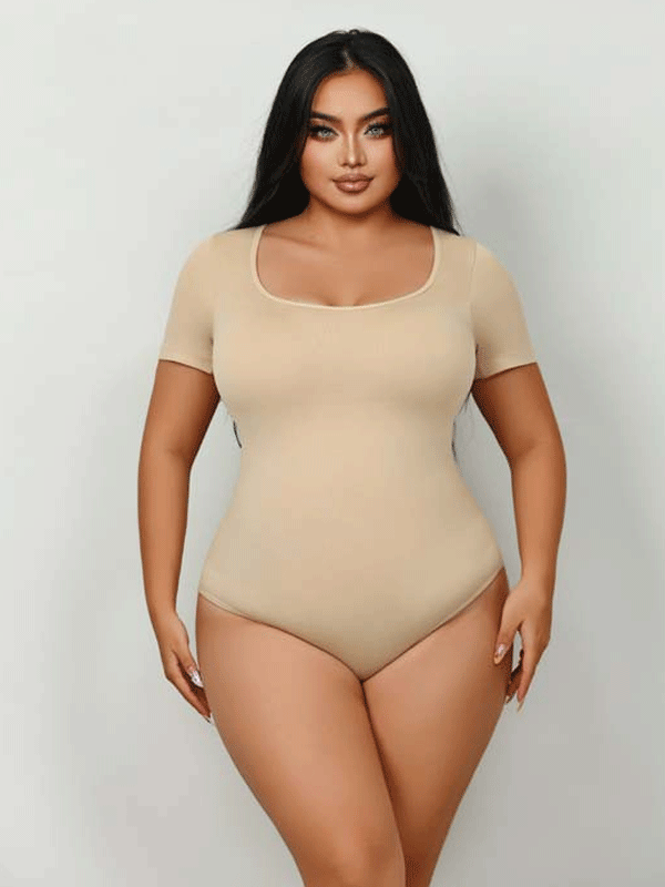 Flexvibe Thong One-Piece Shapewear - Seamless Tummy Control Full Body Shaping