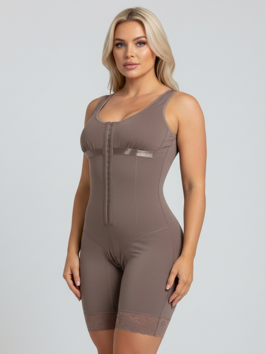 Flexvibe Open-Crotch Sleeveless Shapewear Bodysuit | Double-Layer, Tummy Control, Butt Lifting, 2 Colors, XS–3XL