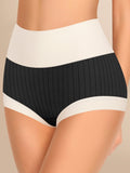 Flexvibe 7A Grade Cotton Seamless High-Waisted Women's Underwear Plus Size Breathable Antibacterial Tummy Control Butt Lifting Stretchy Briefs
