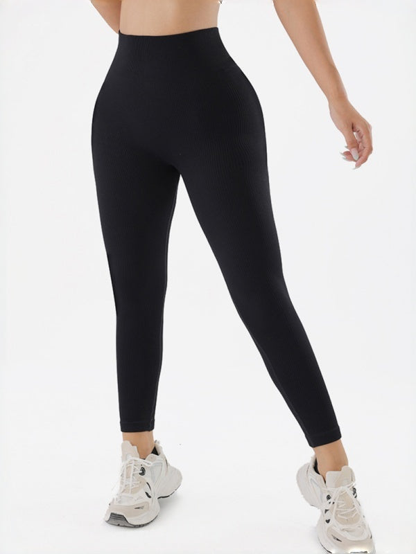Flexvibe High Waisted V-Waist Non-Slip Yoga Leggings - Tummy Control Slim Fit for Gym & Daily