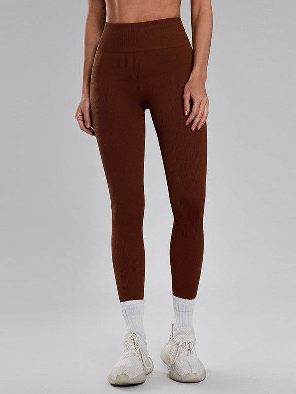 Flexvibe High Waisted V-Waist Non-Slip Yoga Leggings - Tummy Control Slim Fit for Gym & Daily