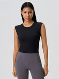 Flexvibe Sleeveless Yoga Tank Top - Breathable Moisture-Wicking Non-Slip Gym Workout Top