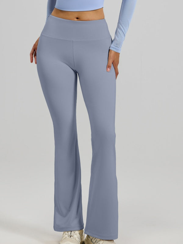 Flexvibe High Waisted Butt Lifting Flared Yoga Leggings - Buttery Soft Barely There Tummy Control
