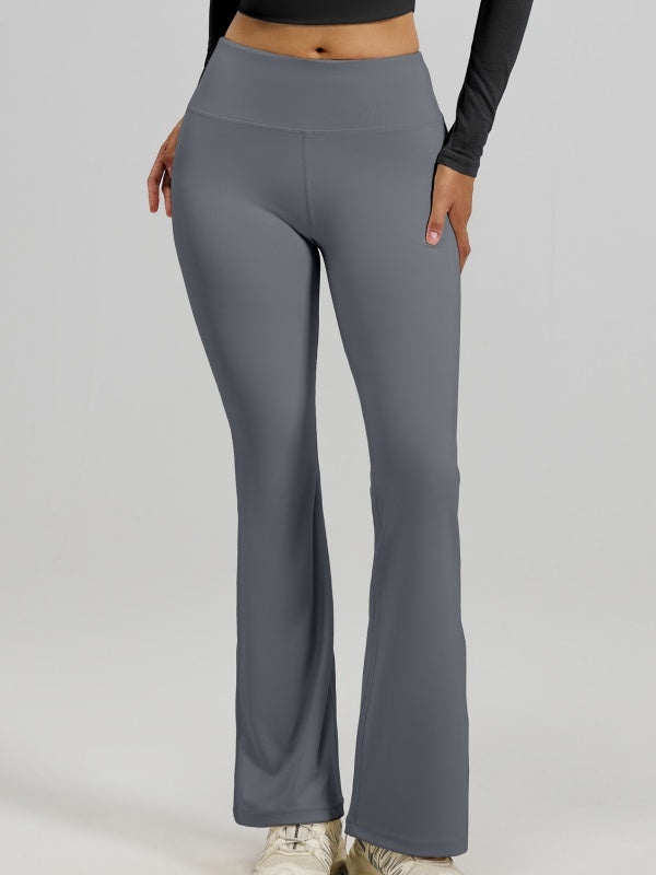 Flexvibe High Waisted Butt Lifting Flared Yoga Leggings - Buttery Soft Barely There Tummy Control