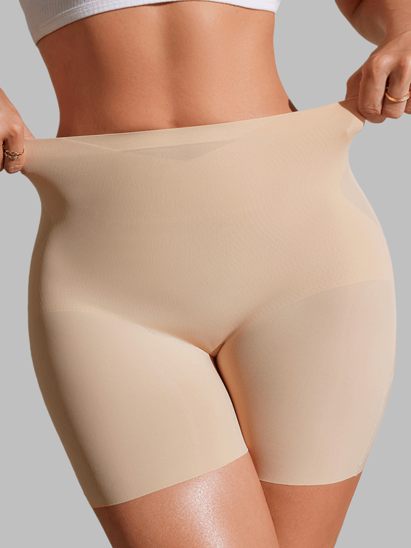 Flexvibe Detachable Butt Lifting Pad Shorts - Tummy Control Seamless Daily Shaping