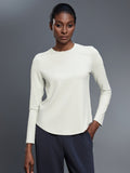 Flexvibe Women’s Yoga Fitness Casual Tee - Crew Neck Loose Breathable Long Sleeve