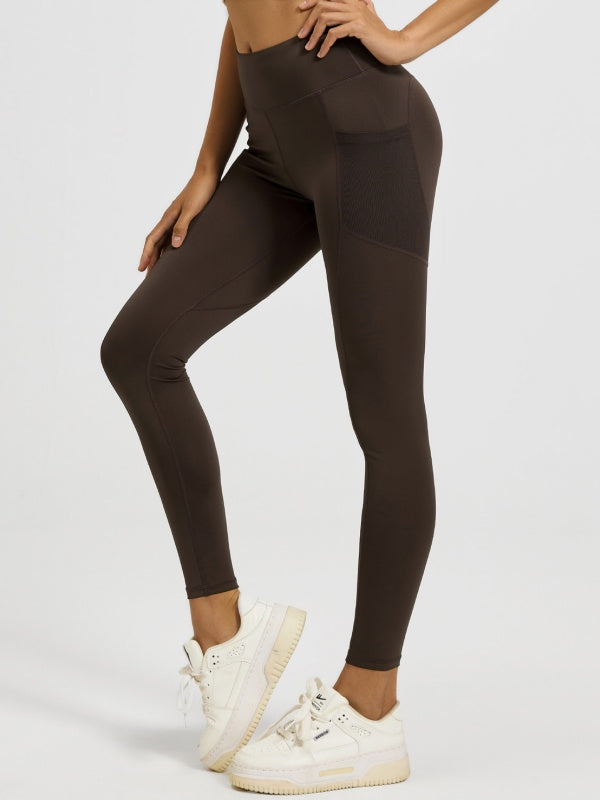 Flexvibe Buttery Soft Stretch Yoga Leggings - High Waisted See-Through Pockets for Gym & Daily