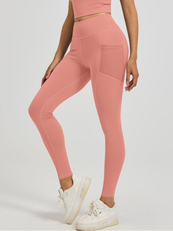 Flexvibe Buttery Soft Stretch Yoga Leggings - High Waisted See-Through Pockets for Gym & Daily