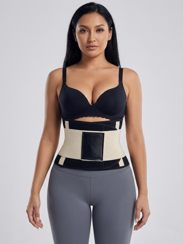 Flexvibe Sauna Sweat Body Shaping Waist Belt - Heat-Trapping Adjustable Lumbar Support