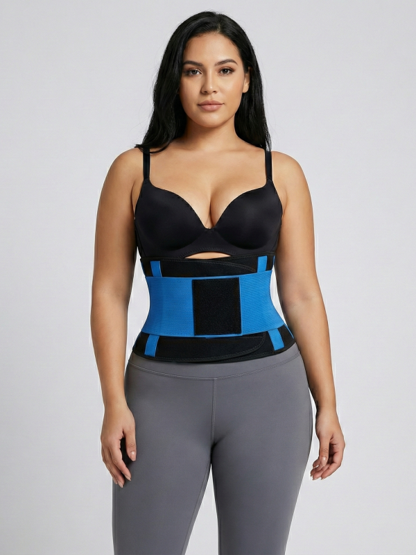 Flexvibe Sauna Sweat Body Shaping Waist Belt - Heat-Trapping Adjustable Lumbar Support