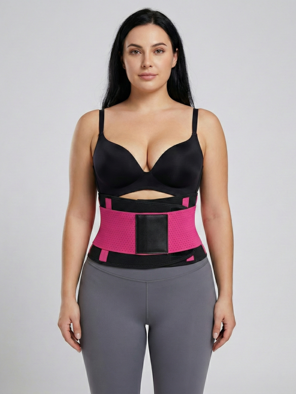 Flexvibe Sauna Sweat Body Shaping Waist Belt - Heat-Trapping Adjustable Lumbar Support