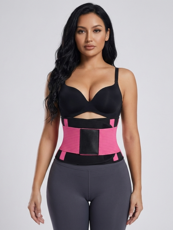 Flexvibe Sauna Sweat Body Shaping Waist Belt - Heat-Trapping Adjustable Lumbar Support