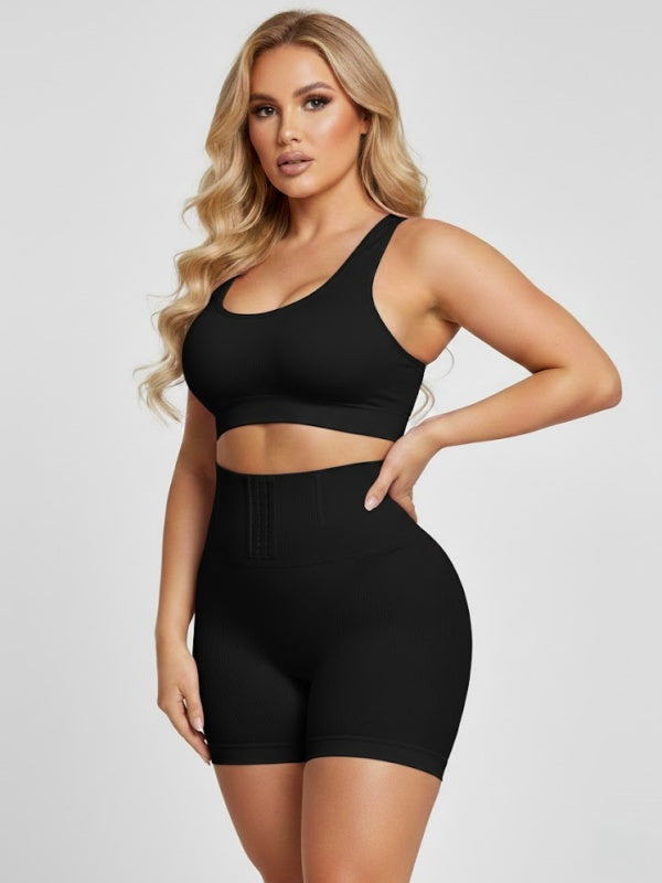 Flexvibe XS-5XL Snap-Front High-Waist Tummy Control Panty - Elastic Breathable Women’s Shapewear