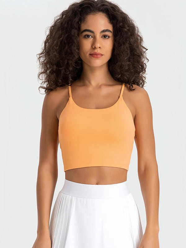 Flexvibe Camisole with Built-in Bra - Wireless Comfortable Breathable Daily Yoga Gym Top