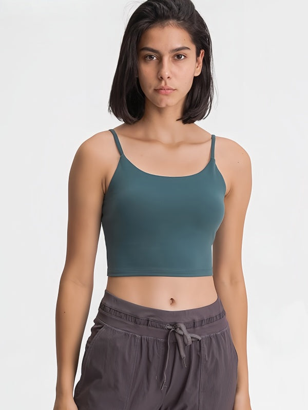Flexvibe Camisole with Built-in Bra - Wireless Comfortable Breathable Daily Yoga Gym Top