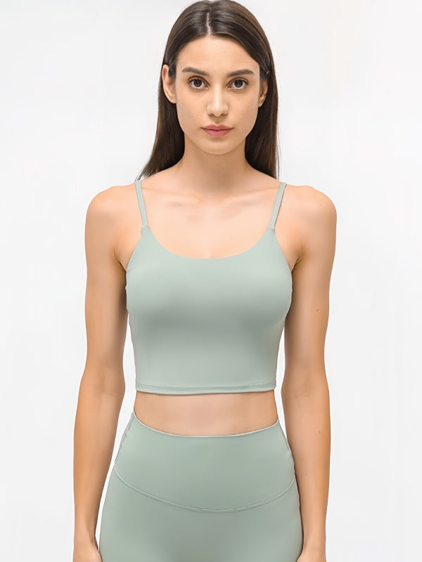 Flexvibe Camisole with Built-in Bra - Wireless Comfortable Breathable Daily Yoga Gym Top