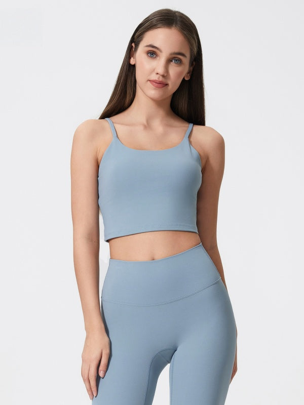 Flexvibe Camisole with Built-in Bra - Wireless Comfortable Breathable Daily Yoga Gym Top