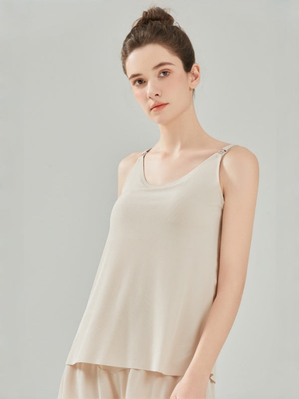 Flexvibe Nursing Camisole Tank Top - Soft Breathable Easy Access Postpartum Pregnancy Daily Wear