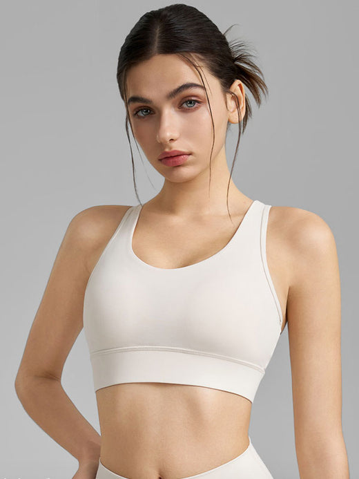 Flexvibe High Support Mesh Panel Sports Bra | Shockproof, Removable Pads, Plus Size S–3XL