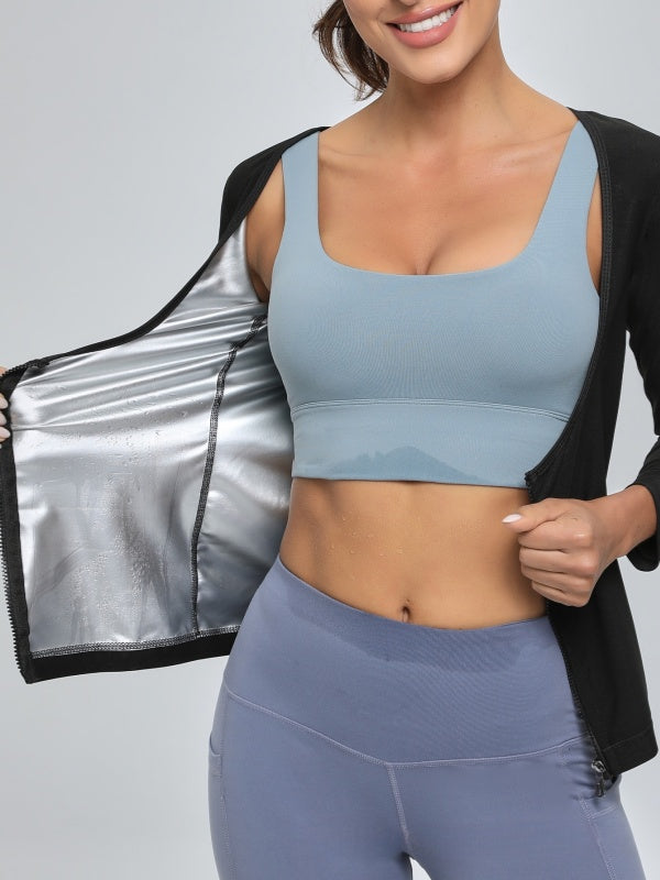 Flexvibe Sweat-Enhancing Waist Trainer - Adjustable Segmented Back Support Shapewear Belt