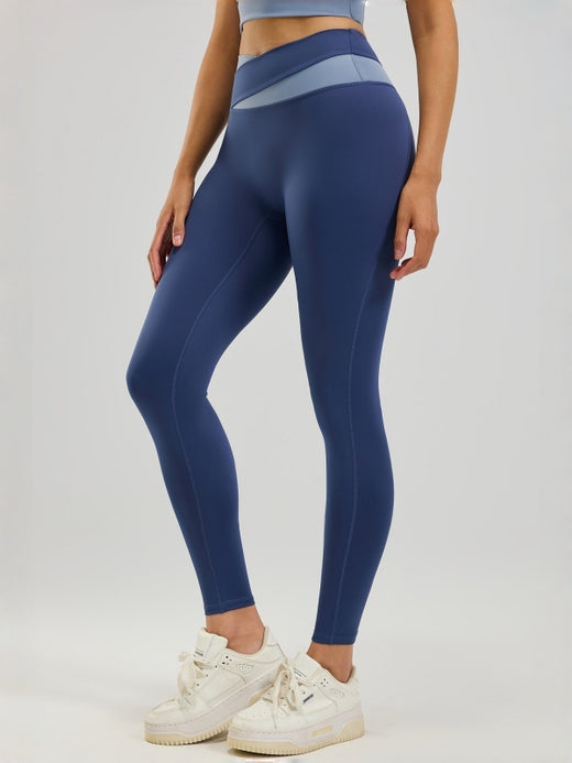 Flexvibe High Waisted Color Block Yoga Leggings | Barely There, Butt-Lift, 9 Colors, S–2XL