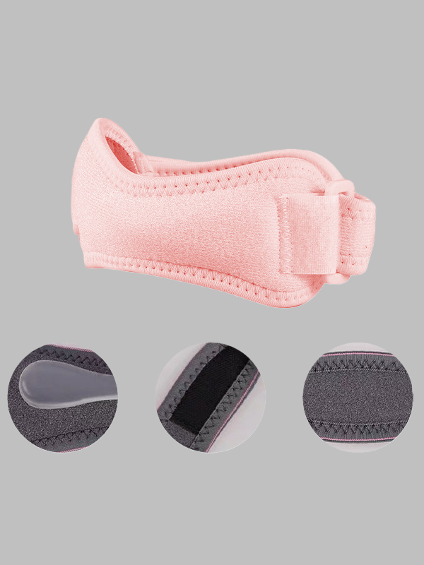 Flexvibe Silicone Patella Strap Knee Support - Sports Pain Relief Adjustable Brace