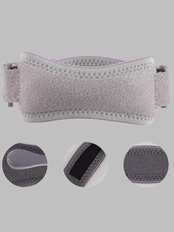Flexvibe Silicone Patella Strap Knee Support - Sports Pain Relief Adjustable Brace