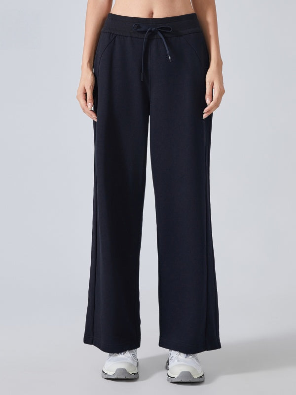 Flexvibe Autumn Winter Wide-Leg Pants - Cotton Blend Loose Casual Comfort | Women's