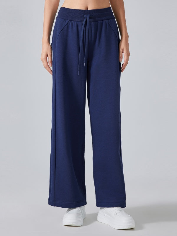 Flexvibe Autumn Winter Wide-Leg Pants - Cotton Blend Loose Casual Comfort | Women's