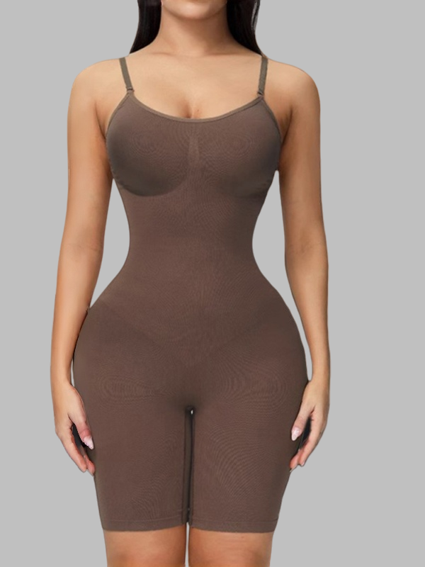 Flexvibe Shaping Crotchless Bodysuit S-3XL - Slimming Tummy Control Breathable Seamless Wear