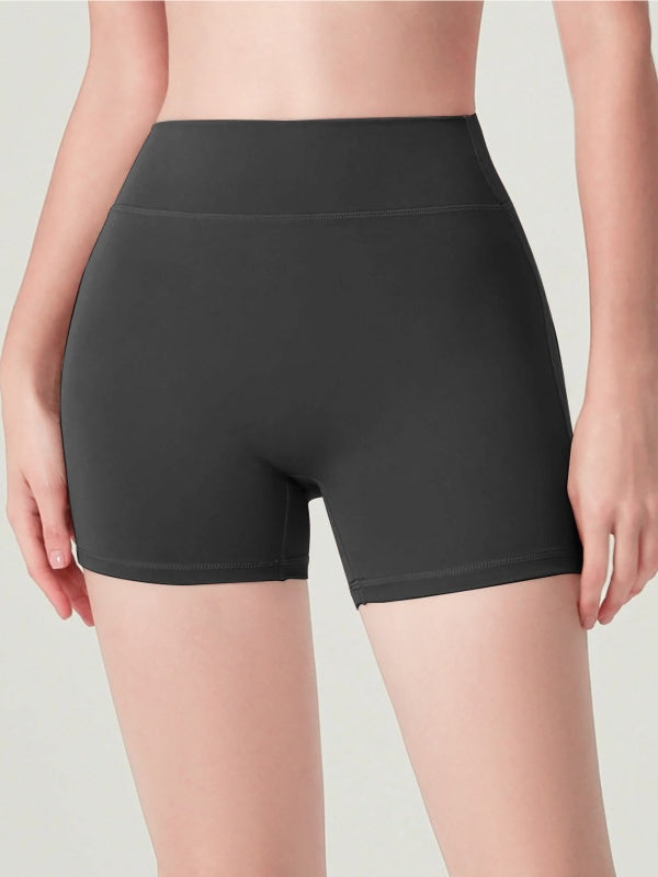 Flexvibe High-Waisted Utility Yoga Shorts - Stretchy Cargo-Pocket Workout & Daily Activewear