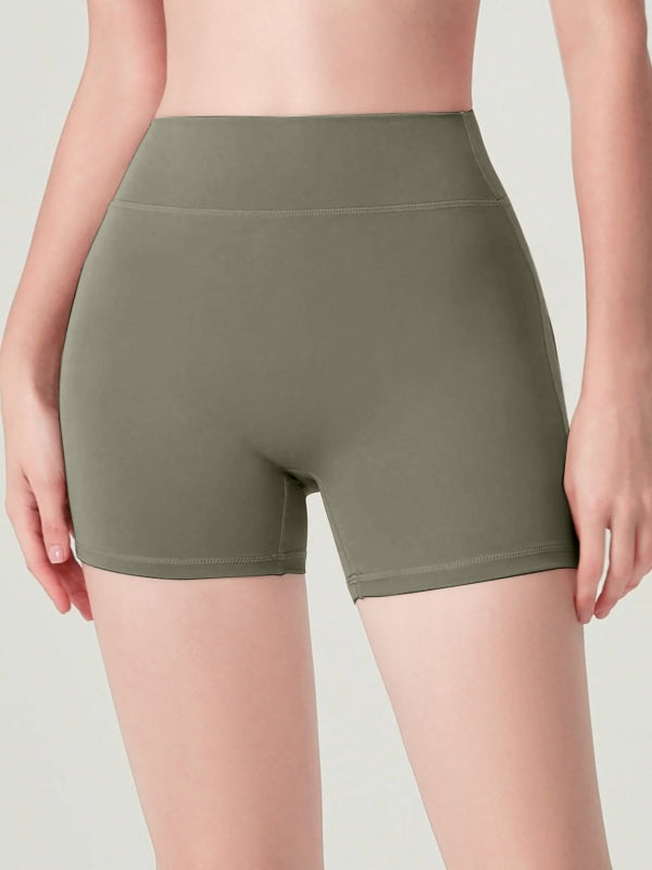 Flexvibe High-Waisted Utility Yoga Shorts - Stretchy Cargo-Pocket Workout & Daily Activewear