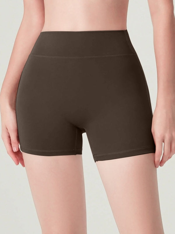 Flexvibe High-Waisted Utility Yoga Shorts - Stretchy Cargo-Pocket Workout & Daily Activewear