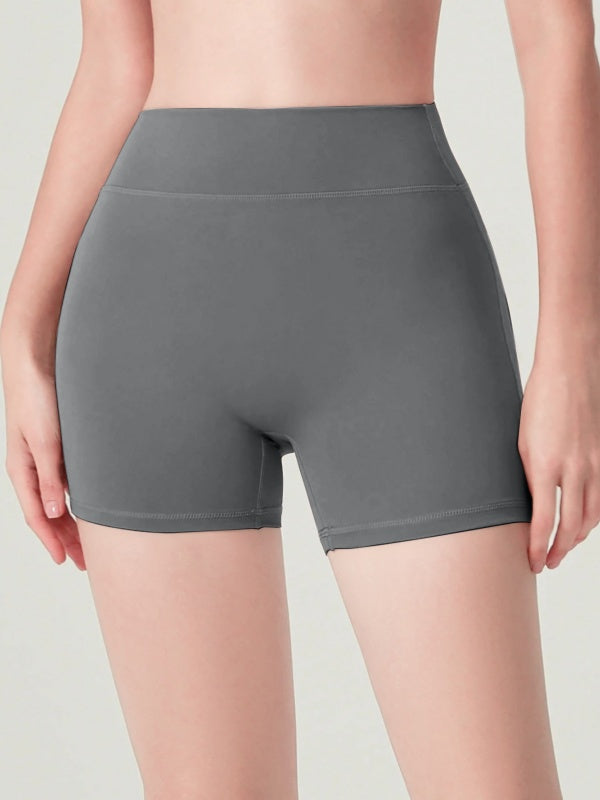Flexvibe High-Waisted Utility Yoga Shorts - Stretchy Cargo-Pocket Workout & Daily Activewear