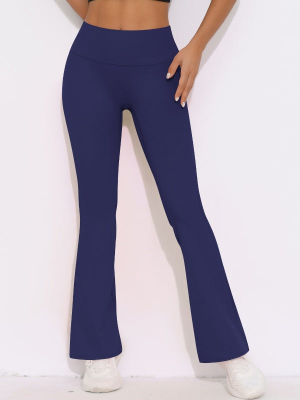 Flexvibe Butt Lifting Wide Leg Cropped Yoga Pants - High Waisted Moisture Wicking for Gym & Daily