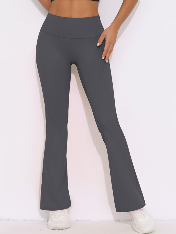 Flexvibe Butt Lifting Wide Leg Cropped Yoga Pants - High Waisted Moisture Wicking for Gym & Daily