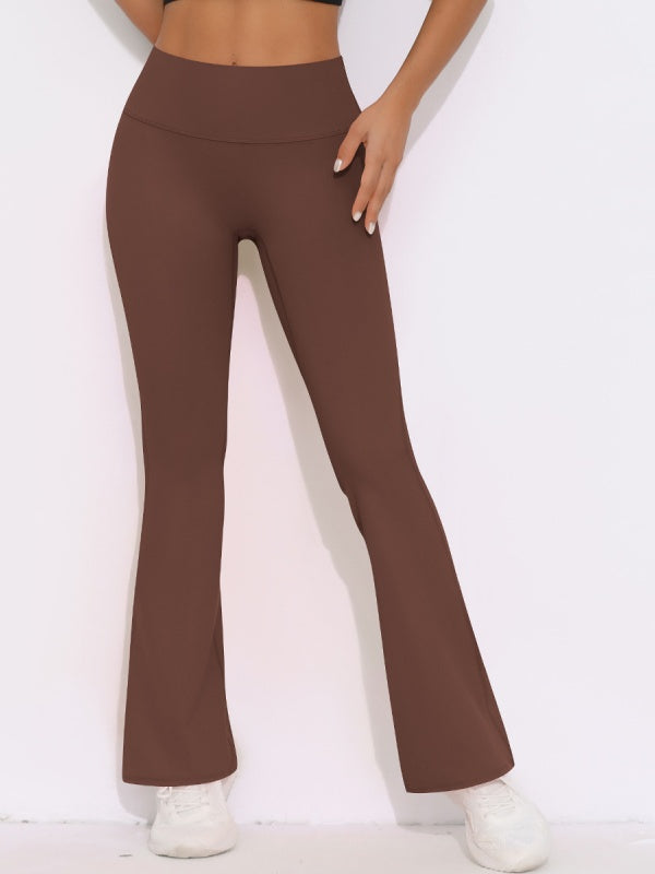 Flexvibe Butt Lifting Wide Leg Cropped Yoga Pants - High Waisted Moisture Wicking for Gym & Daily