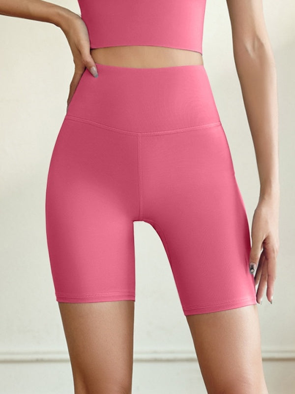 Flexvibe High-Waisted 5/8 Length Shorts - Tummy Control Butt Lifting Stretchy Gym Wear