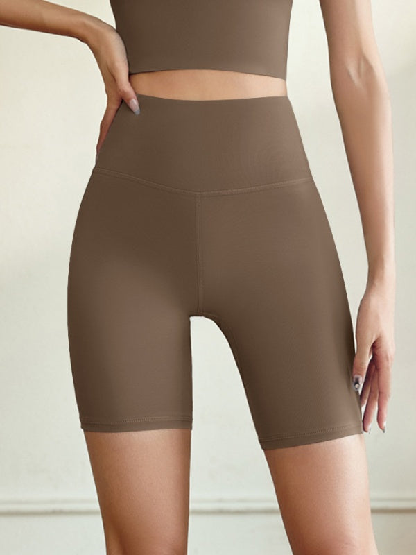 Flexvibe High-Waisted 5/8 Length Shorts - Tummy Control Butt Lifting Stretchy Gym Wear