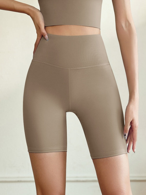 Flexvibe High-Waisted 5/8 Length Shorts - Tummy Control Butt Lifting Stretchy Gym Wear