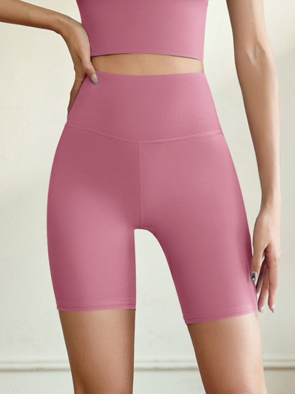 Flexvibe High-Waisted 5/8 Length Shorts - Tummy Control Butt Lifting Stretchy Gym Wear