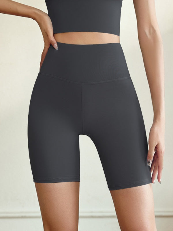 Flexvibe High-Waisted 5/8 Length Shorts - Tummy Control Butt Lifting Stretchy Gym Wear